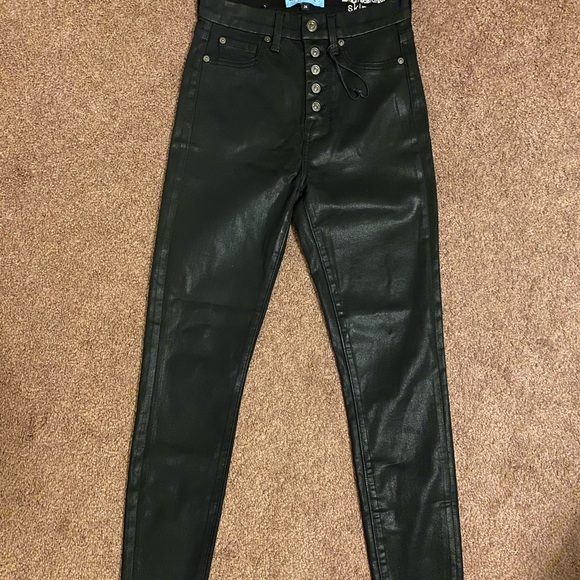 NWOT 7 For All Mankind Coated Skinny Jeans - Picture 2 of 4